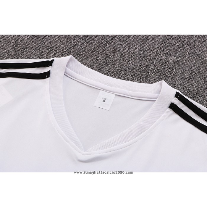 Tuta da Track Real Madrid Manica Corta 2022 2023 Bianco e Purpura